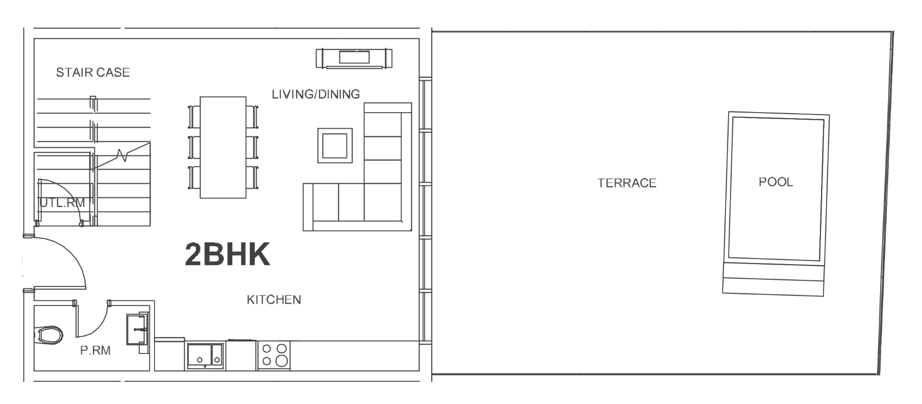 Floor plan, unit 103