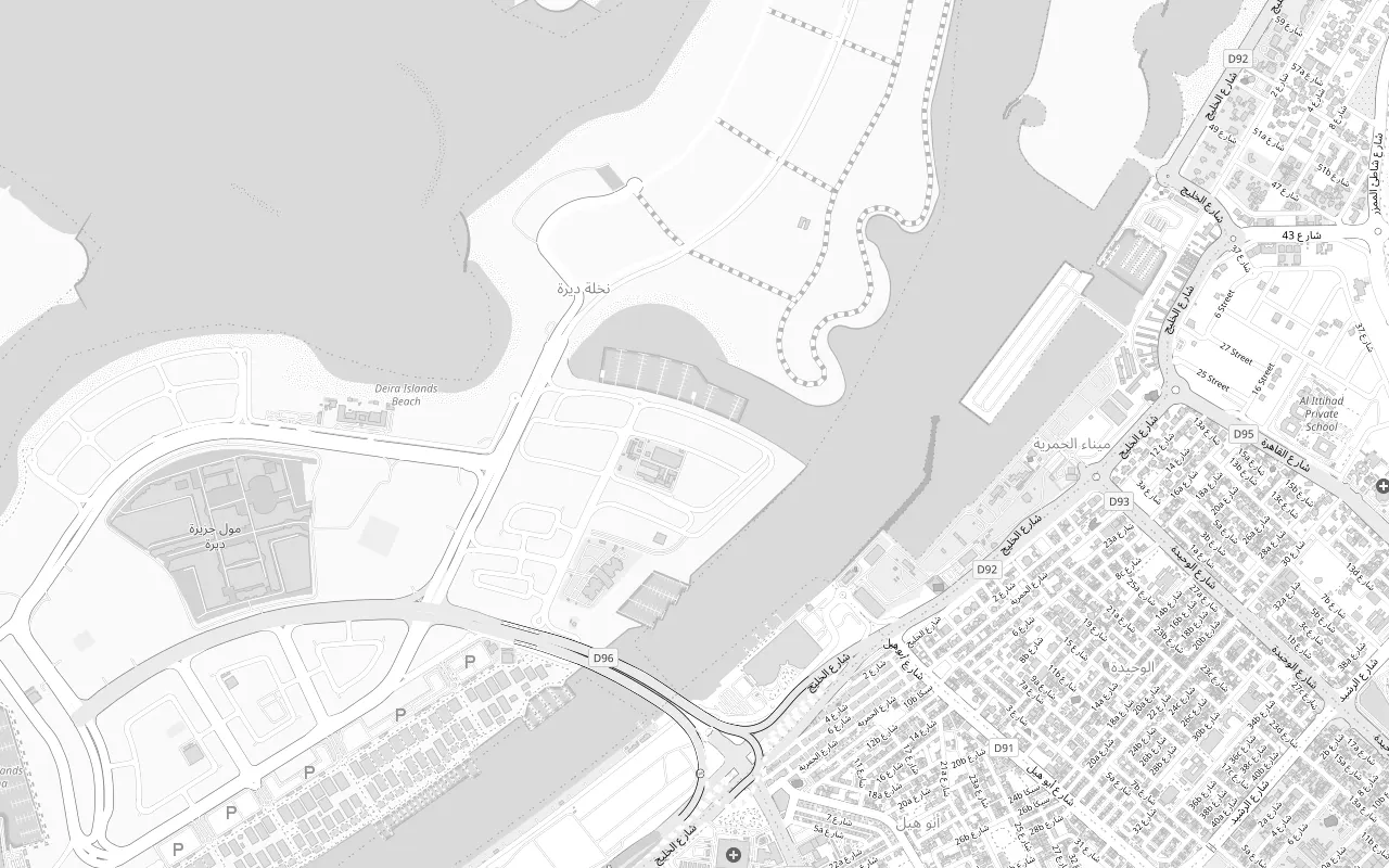 Map showing Le Château Piétrus, Dubai Islands, Dubai