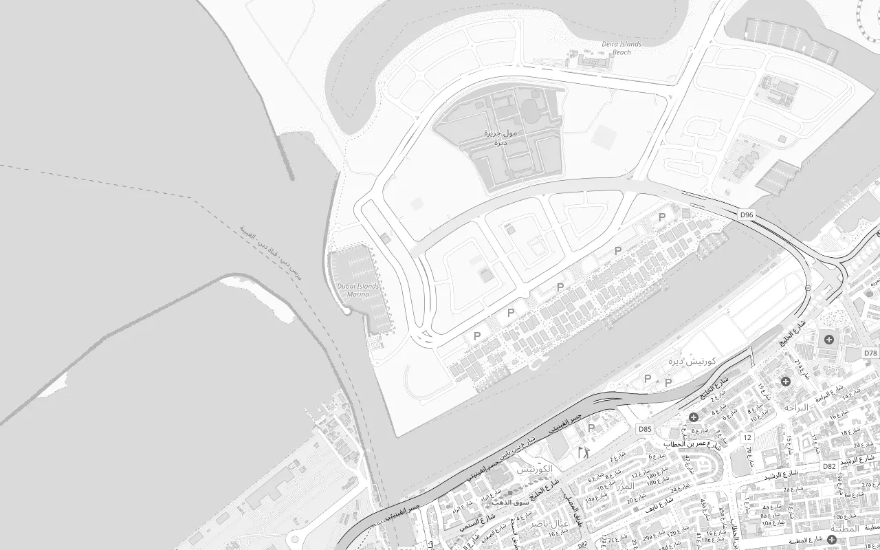 Map showing Villa dell’Arte, Dubai Islands, Dubai