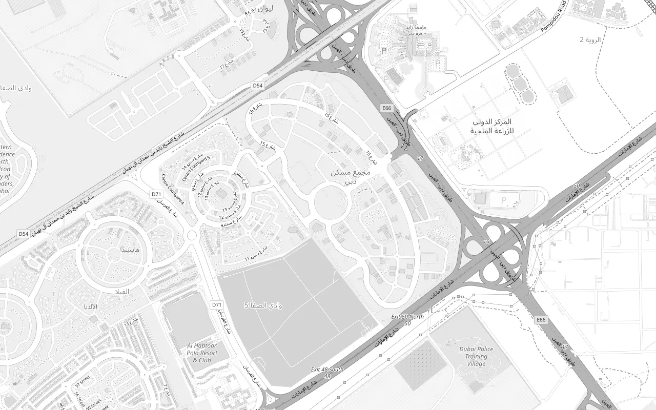 Map showing The WOW Tower DLRC, Dubai