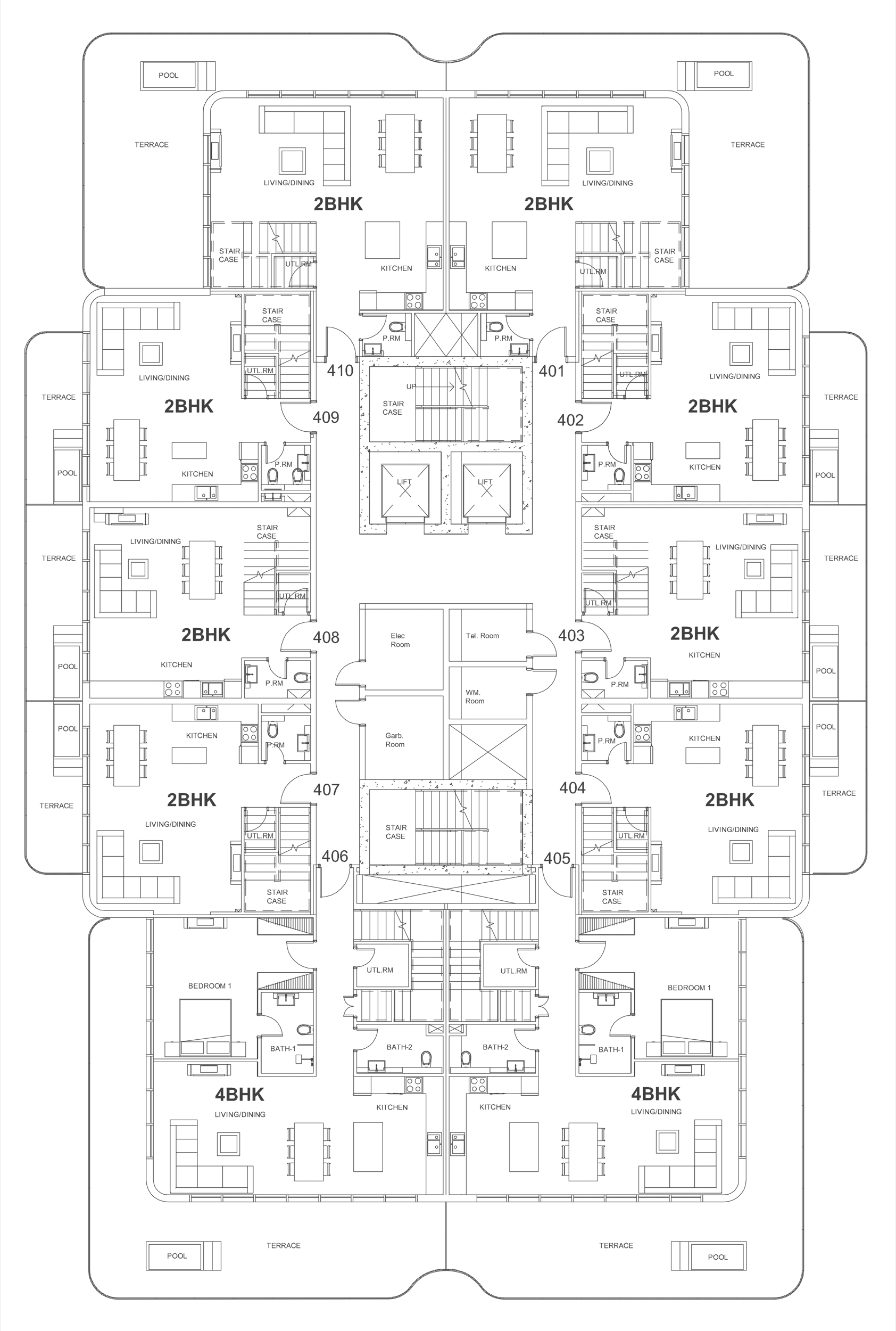 Villa del ARTE floor 8 plan
