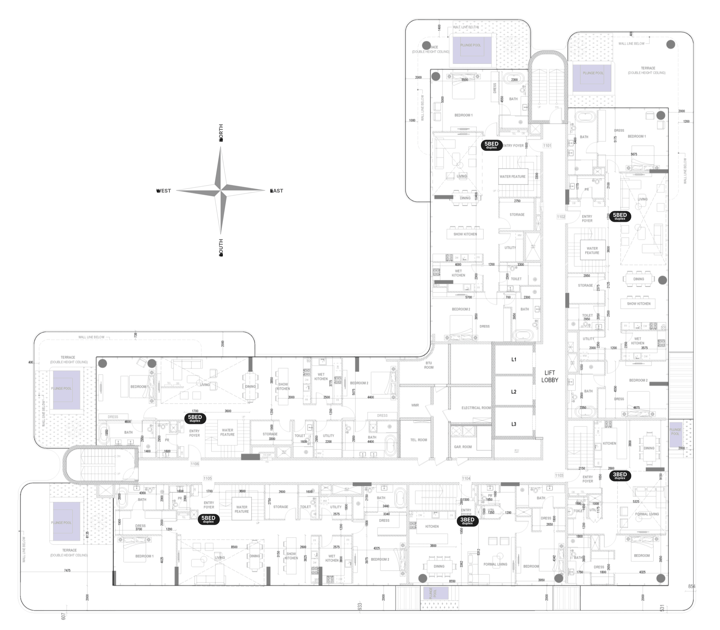 Villa del DIVOS floor 12 plan