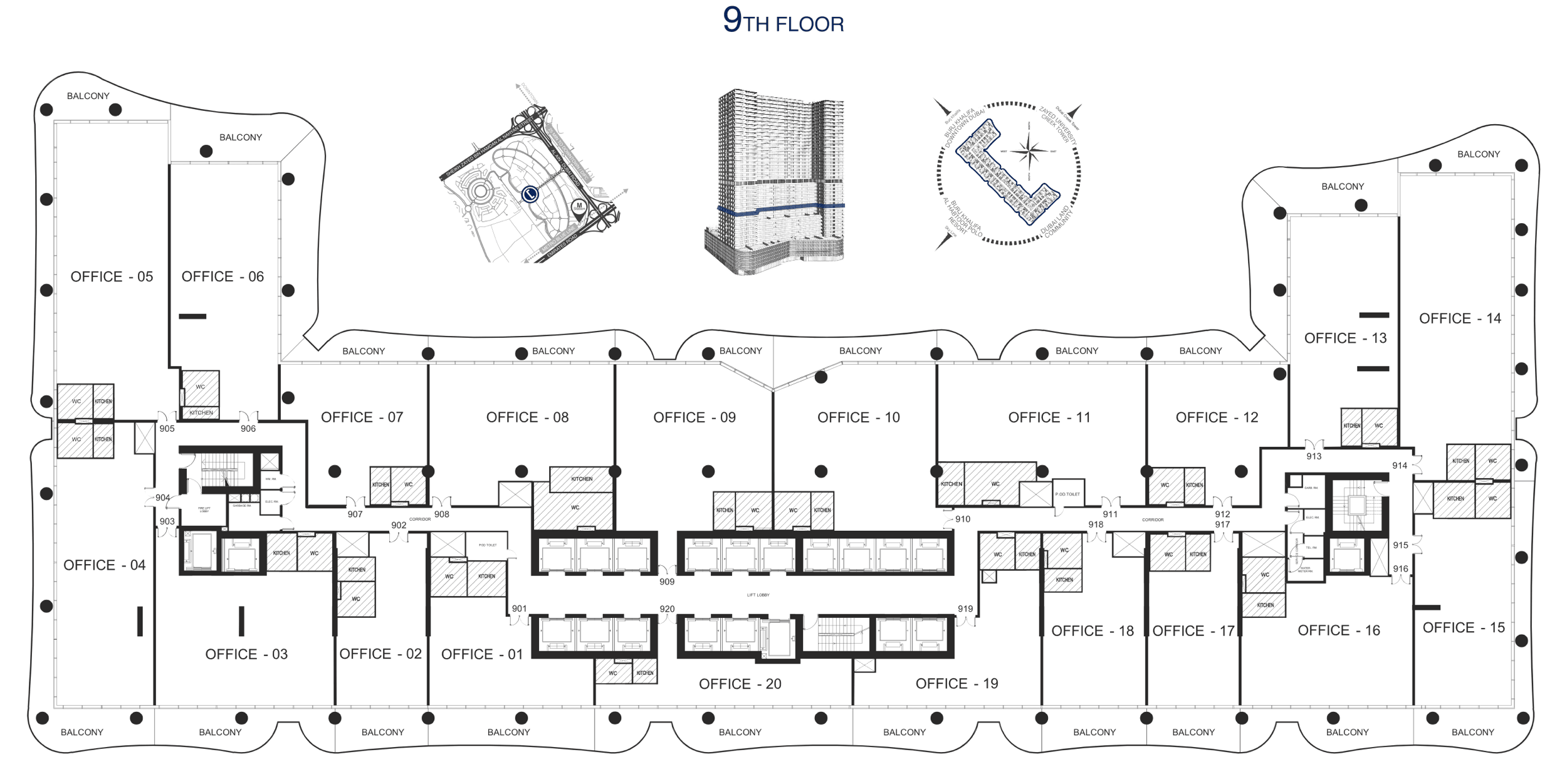The WOW Tower floor 15 plan